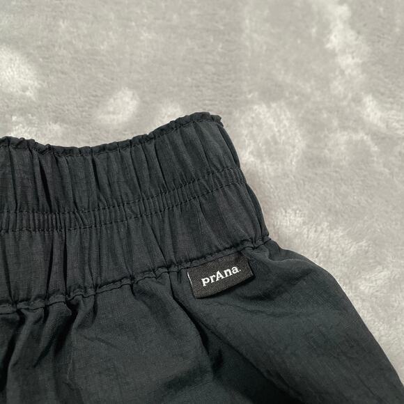 Prana Shorts Womens Medium Black Crossback Ripstop Quick Dry Hiking Outdoor - Picture 6 of 11